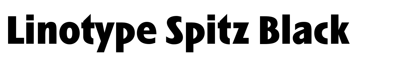 Linotype Spitz Black